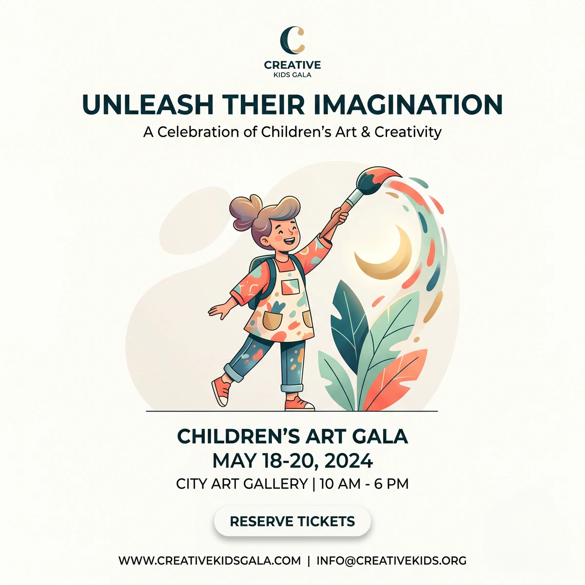 Illustrative poster design style